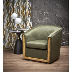 'ENRICO Relaxation Armchair, Green'