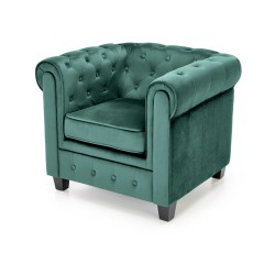 'ERIKSEN Relaxation Chair Dark Green / Black'