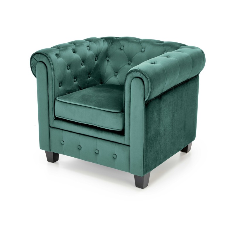 'ERIKSEN Relaxation Chair Dark Green / Black' 'ERIKSEN Relaxation Chair Dark Green / Black'