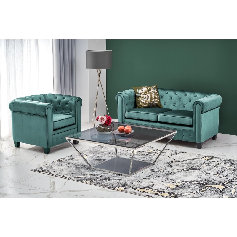 'ERIKSEN Relaxation Chair Dark Green / Black' 'ERIKSEN Relaxation Chair Dark Green / Black'