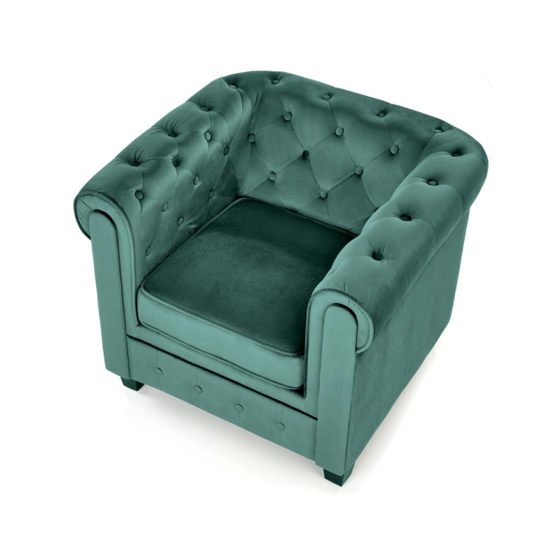 'ERIKSEN Relaxation Chair Dark Green / Black' 'ERIKSEN Relaxation Chair Dark Green / Black'
