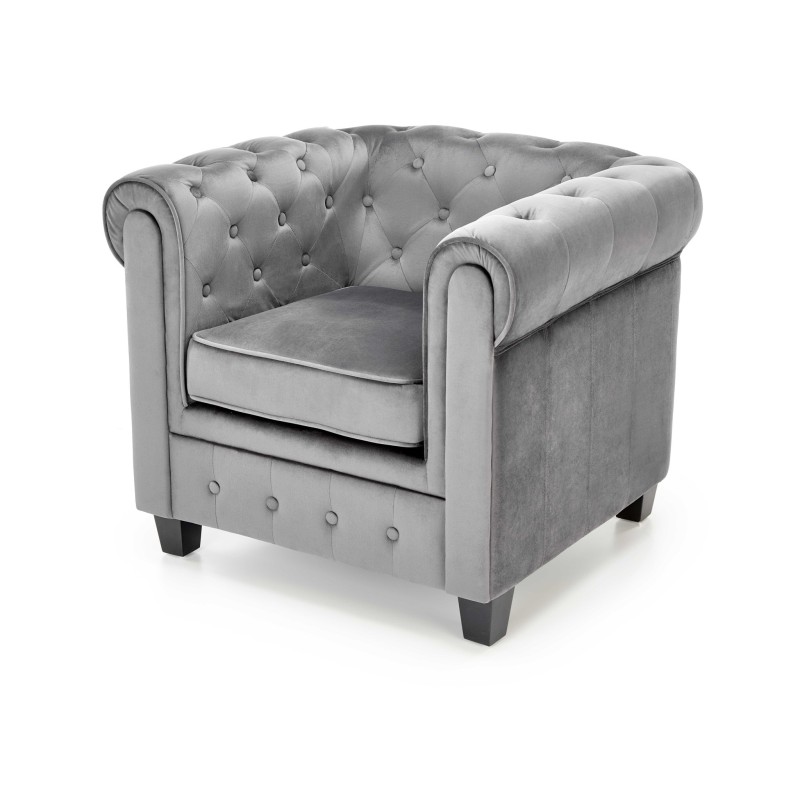 'ERIKSEN Relaxation Chair in Ash Grey / Black' 'ERIKSEN Relaxation Chair in Ash Grey / Black'