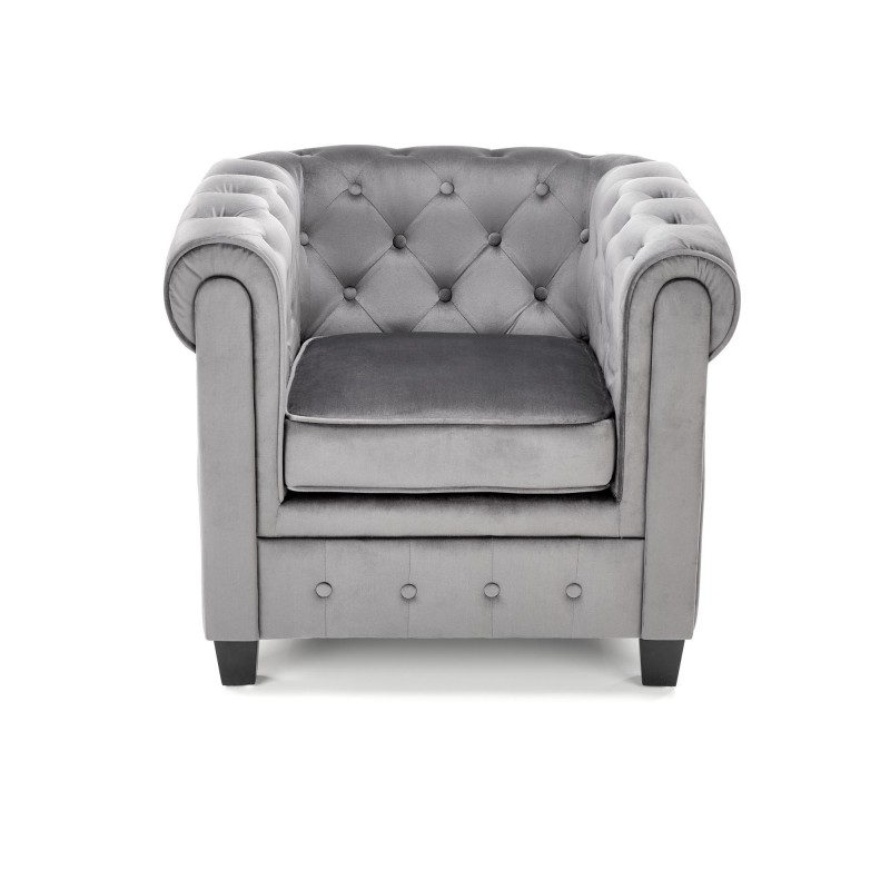 'ERIKSEN Relaxation Chair in Ash Grey / Black' 'ERIKSEN Relaxation Chair in Ash Grey / Black'