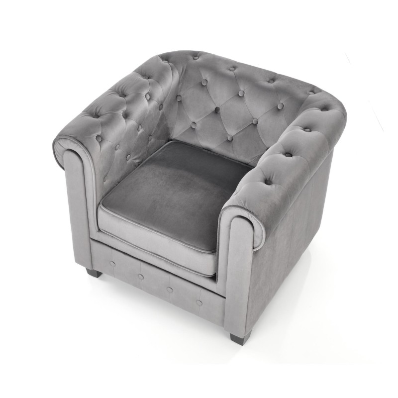'ERIKSEN Relaxation Chair in Ash Grey / Black' 'ERIKSEN Relaxation Chair in Ash Grey / Black'
