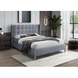 'ESTELLA 160 cm Ash Grey Bed' 'ESTELLA 160 cm Ash Grey Bed'