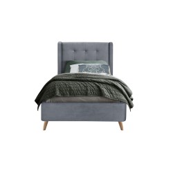 'ESTELLA 90 cm Ash Grey Bed' 'ESTELLA 90 cm Ash Grey Bed'