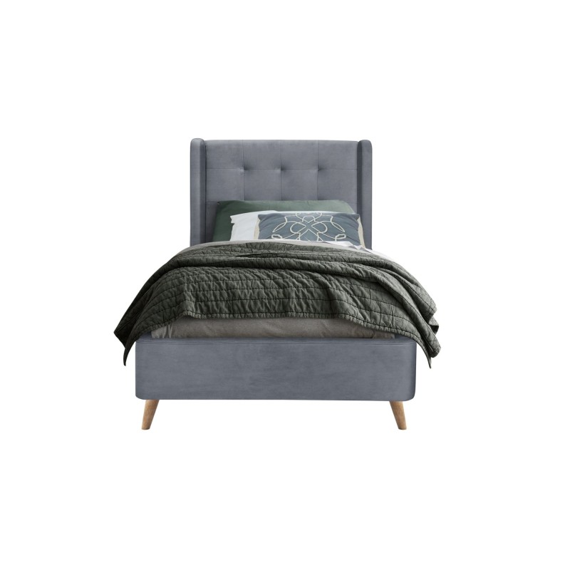 'ESTELLA 90 cm Ash Grey Bed' 'ESTELLA 90 cm Ash Grey Bed'