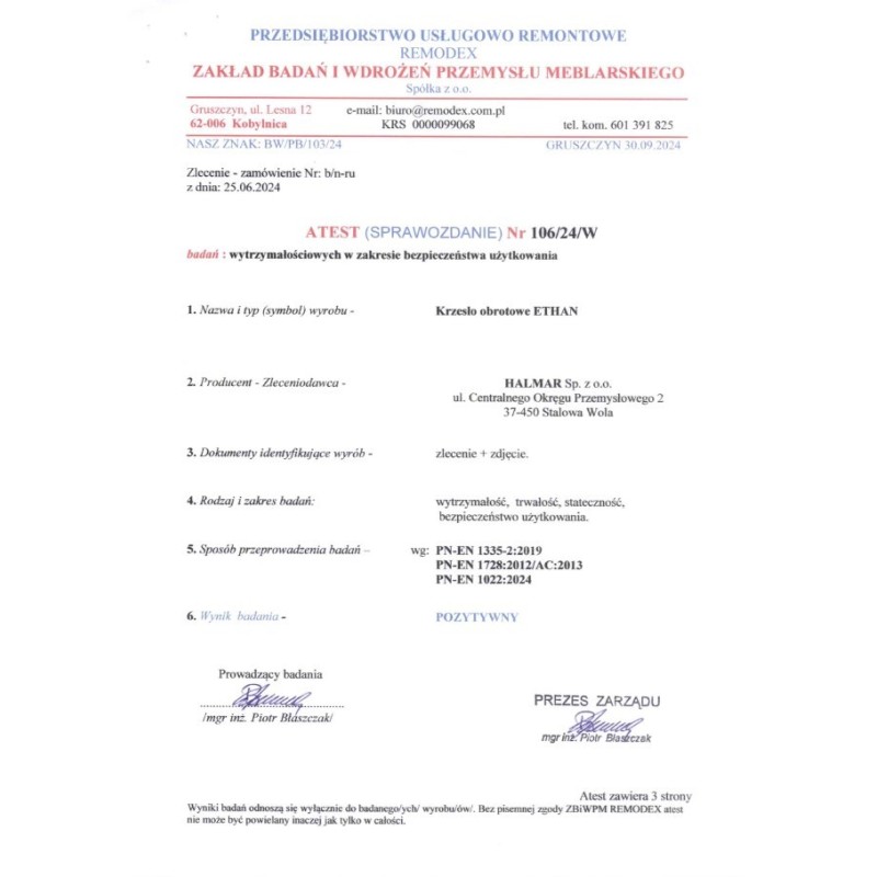 ETHAN fotel gabinetowy popielaty (1p 1szt) ETHAN fotel gabinetowy popielaty (1p 1szt)