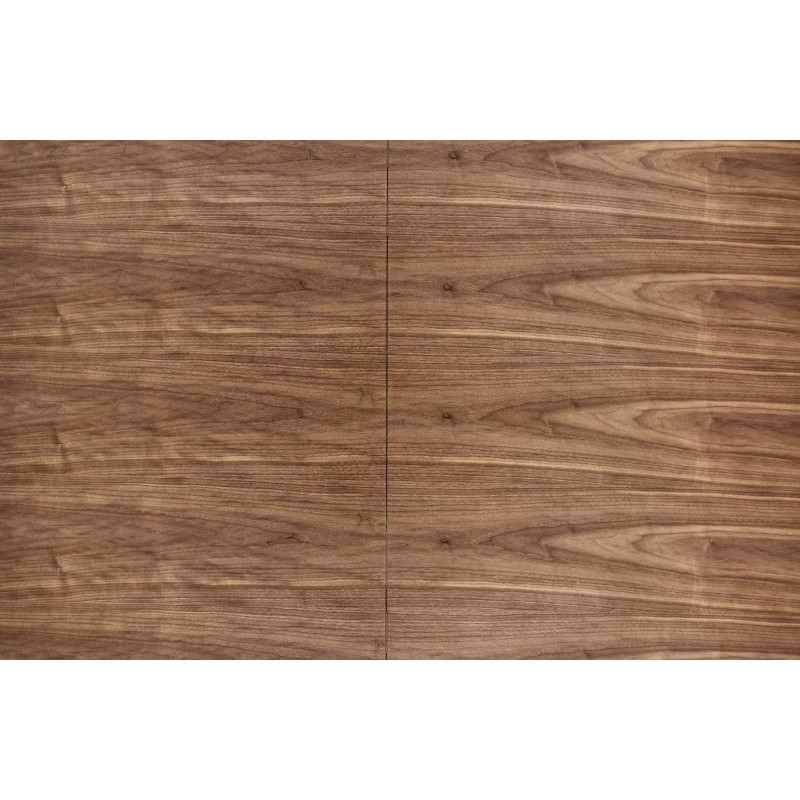 'EVERTON Extendable Table, Walnut / Black' 'EVERTON Extendable Table, Walnut / Black'