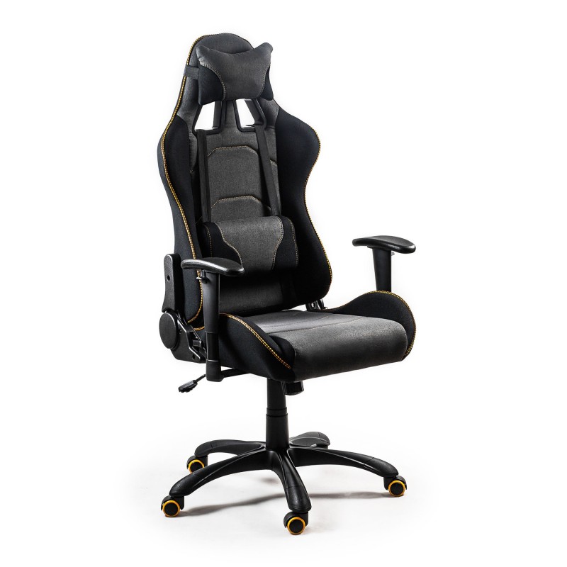 EVOLVE PRO Gaming fotel gabinetowy czarno-szarobeżowy-pomarańczowy EVOLVE PRO Gaming fotel gabinetowy czarno-szarobeżowy-pomarańczowy