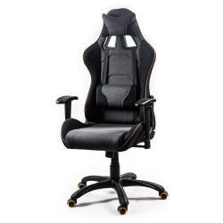 EVOLVE PRO Gaming fotel gabinetowy czarno-szarobeżowy-pomarańczowy EVOLVE PRO Gaming fotel gabinetowy czarno-szarobeżowy-pomarańczowy