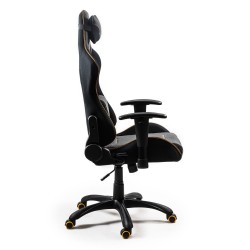 EVOLVE PRO Gaming fotel gabinetowy czarno-szarobeżowy-pomarańczowy EVOLVE PRO Gaming fotel gabinetowy czarno-szarobeżowy-pomarańczowy