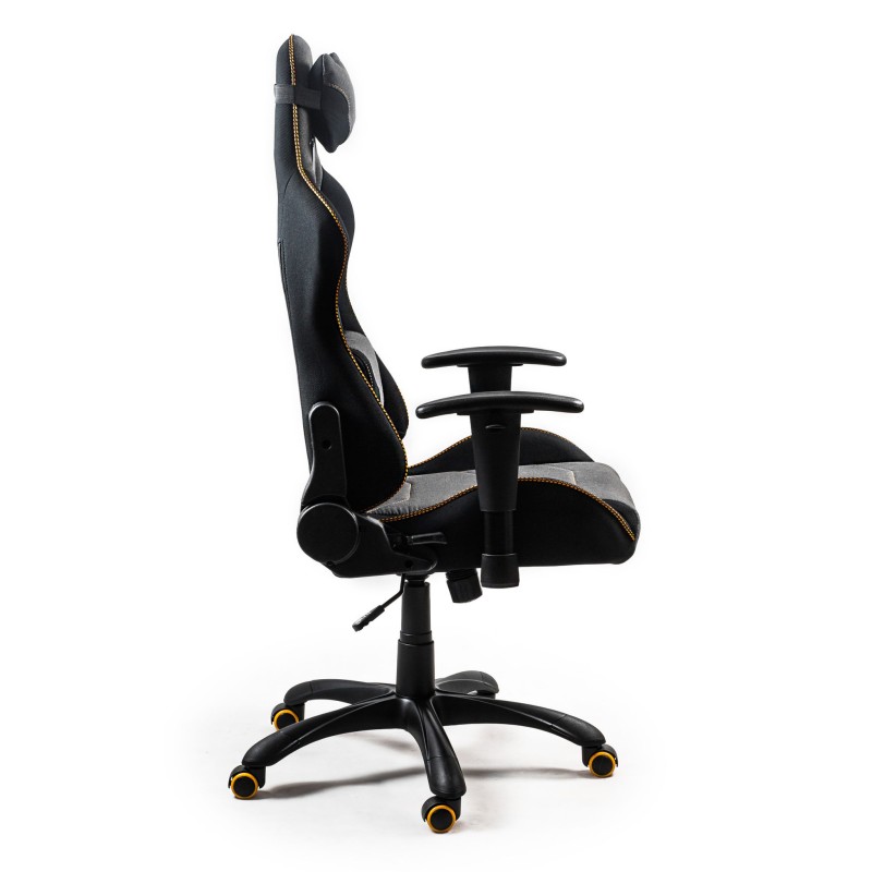 EVOLVE PRO Gaming fotel gabinetowy czarno-szarobeżowy-pomarańczowy EVOLVE PRO Gaming fotel gabinetowy czarno-szarobeżowy-pomarańczowy