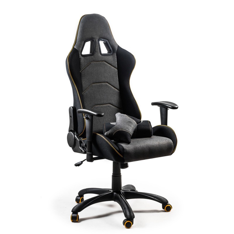 EVOLVE PRO Gaming fotel gabinetowy czarno-szarobeżowy-pomarańczowy EVOLVE PRO Gaming fotel gabinetowy czarno-szarobeżowy-pomarańczowy