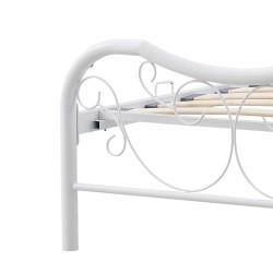 'FABRIZIA Bed 90, Ash Grey / White' 'FABRIZIA Bed 90, Ash Grey / White'