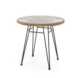 'FALCON Natural-Black Table' 'FALCON Natural-Black Table'