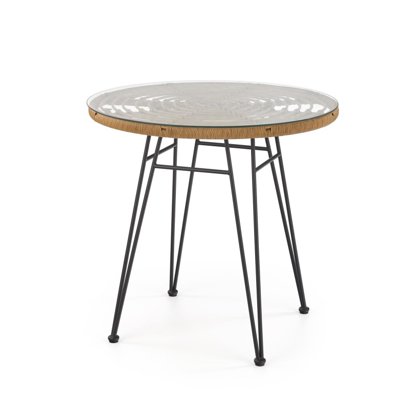 'FALCON Natural-Black Table' 'FALCON Natural-Black Table'