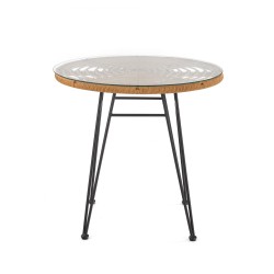 'FALCON Natural-Black Table' 'FALCON Natural-Black Table'