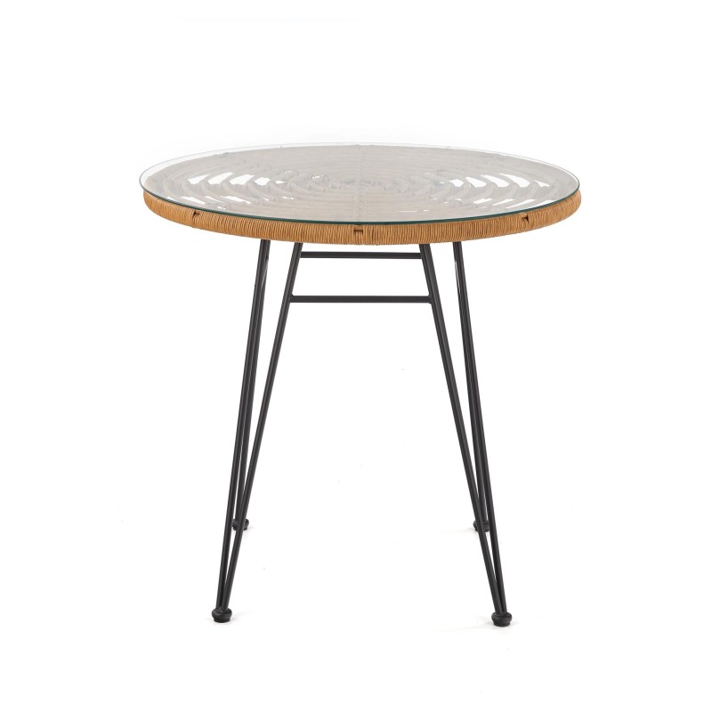 'FALCON Natural-Black Table' 'FALCON Natural-Black Table'
