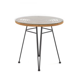 'FALCON Natural-Black Table' 'FALCON Natural-Black Table'