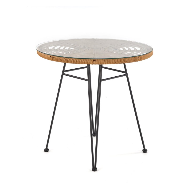 'FALCON Natural-Black Table' 'FALCON Natural-Black Table'