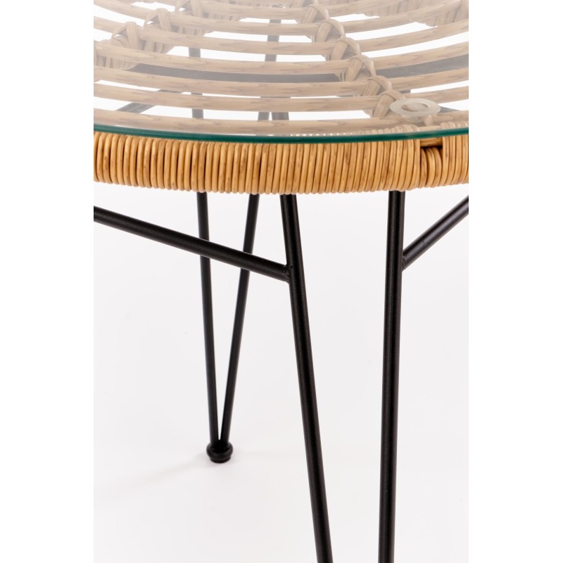 'FALCON Natural-Black Table' 'FALCON Natural-Black Table'