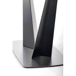 'FANGOR Extendable Table, Top - Dark Ash, Base - Black' 'FANGOR Extendable Table, Top - Dark Ash, Base - Black'