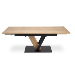 'FANIS Extendable Table, Natural / Black' 'FANIS Extendable Table, Natural / Black'