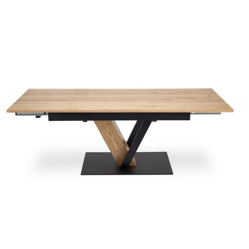 'FANIS Extendable Table, Natural / Black' 'FANIS Extendable Table, Natural / Black'