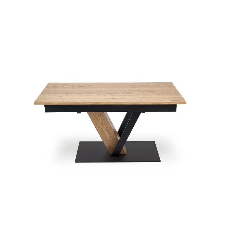 'FANIS Extendable Table, Natural / Black' 'FANIS Extendable Table, Natural / Black'