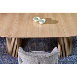 'FARGO Extendable Table, Top - Natural, Legs - Natural' 'FARGO Extendable Table, Top - Natural, Legs - Natural'