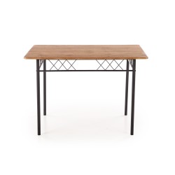 'FAUST 3 Set: Table + 4 Chairs in Natural Oak / Black' 'FAUST 3 Set: Table + 4 Chairs in Natural Oak / Black'