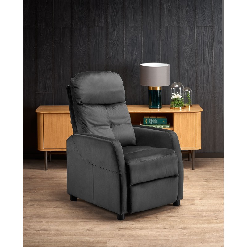 'FELIPE 2 Black Relaxation Armchair' 'FELIPE 2 Black Relaxation Armchair'