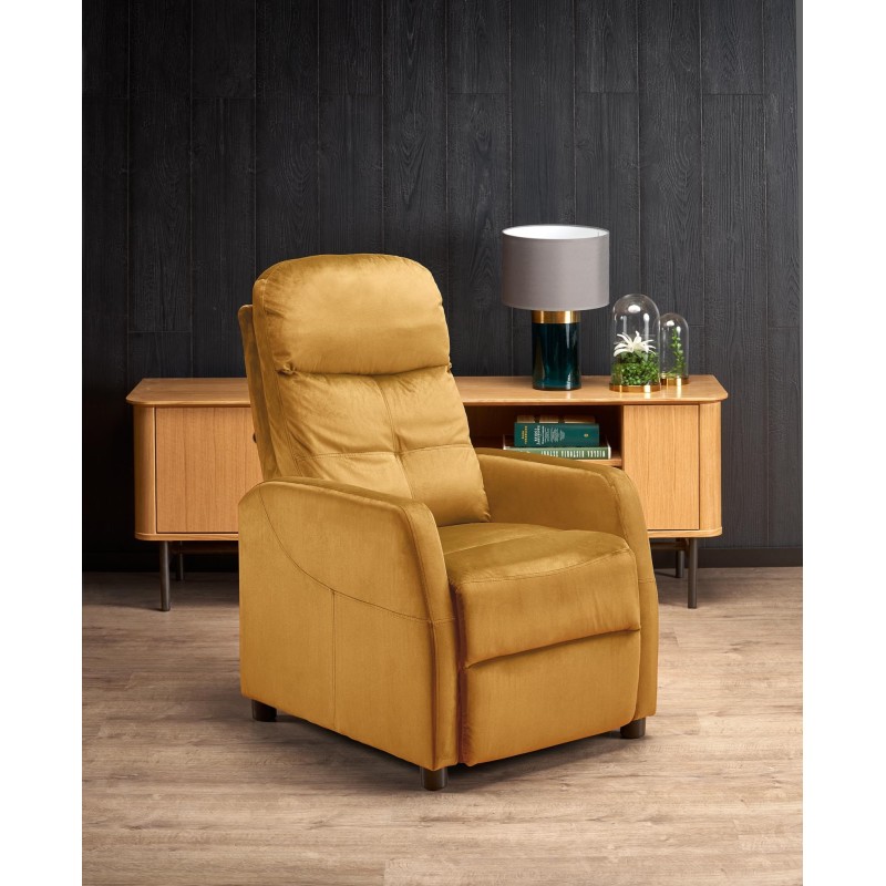 'FELIPE 2 Mustard Relaxation Armchair' 'FELIPE 2 Mustard Relaxation Armchair'