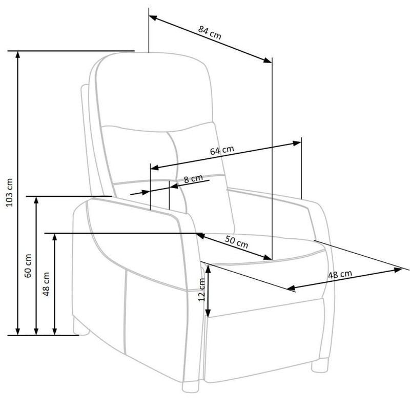 'FELIPE 2 Relaxation Armchair in Ash' 'FELIPE 2 Relaxation Armchair in Ash'