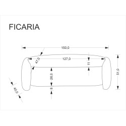 'FICARIA Cream Storage Bench' 'FICARIA Cream Storage Bench'