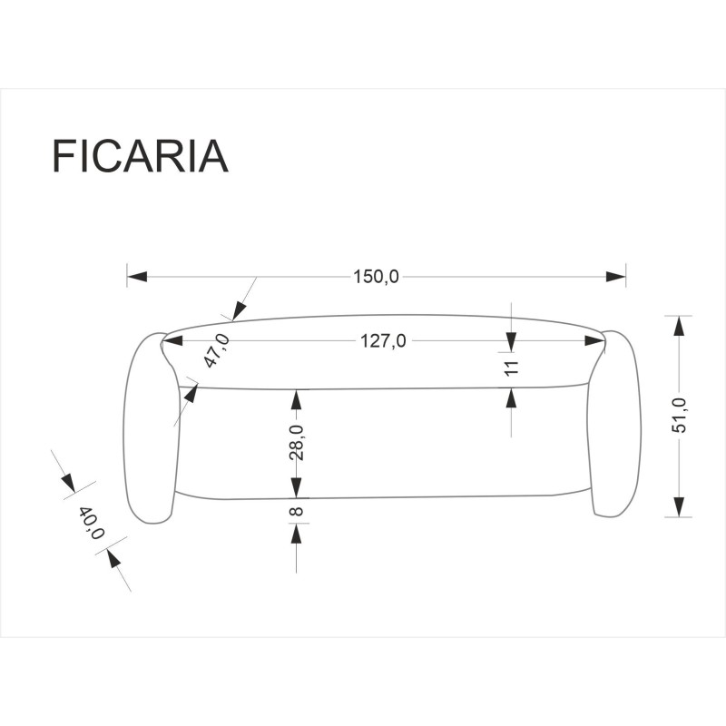 'FICARIA Cream Storage Bench' 'FICARIA Cream Storage Bench'