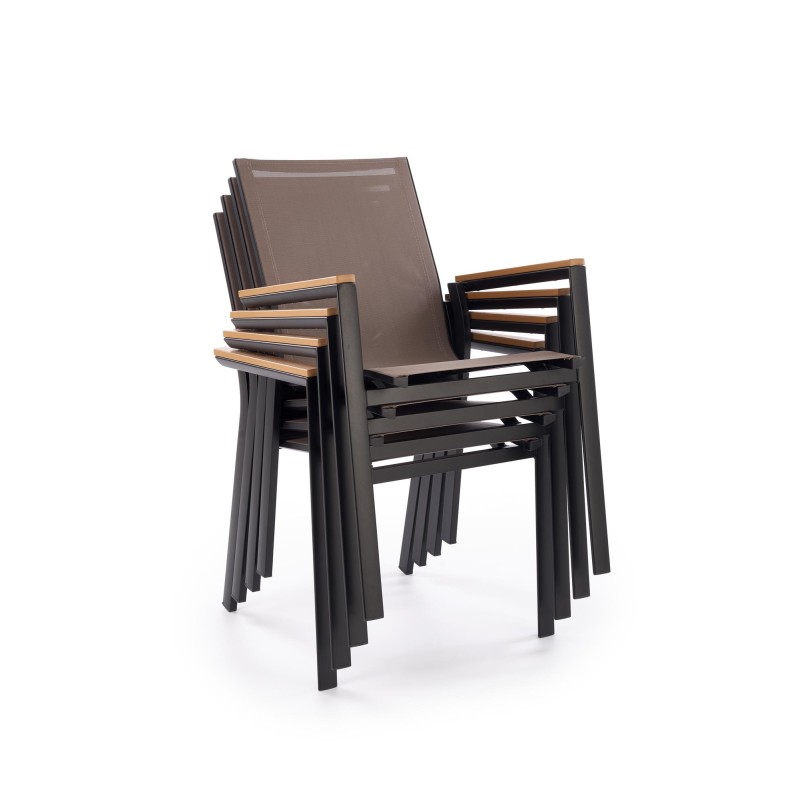 'FIERRO Chair, Black / Ash / Brown' 'FIERRO Chair, Black / Ash / Brown'