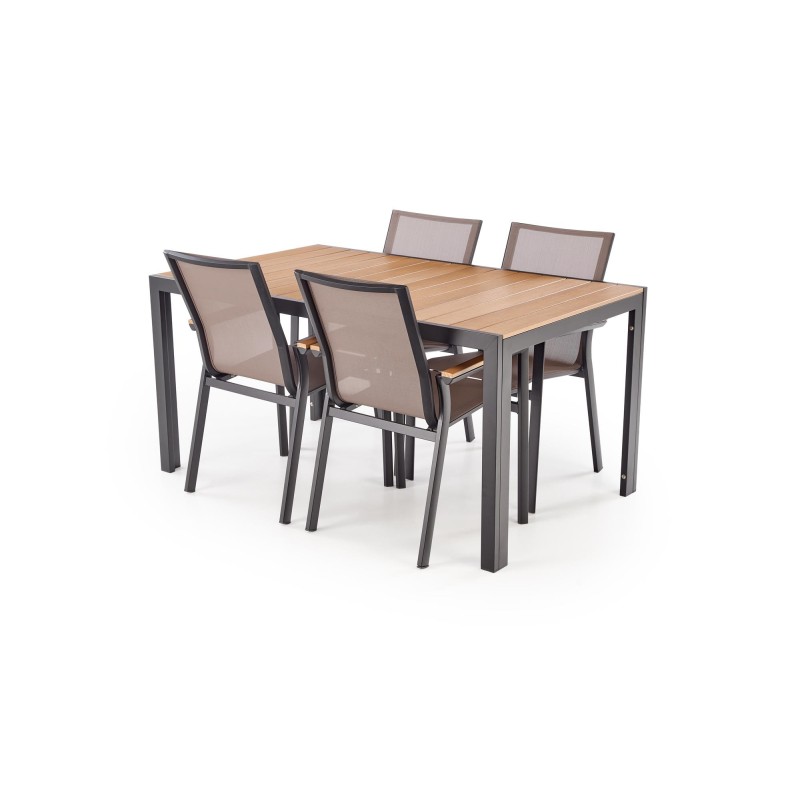 'FIERRO Chair, Black / Ash / Brown' 'FIERRO Chair, Black / Ash / Brown'