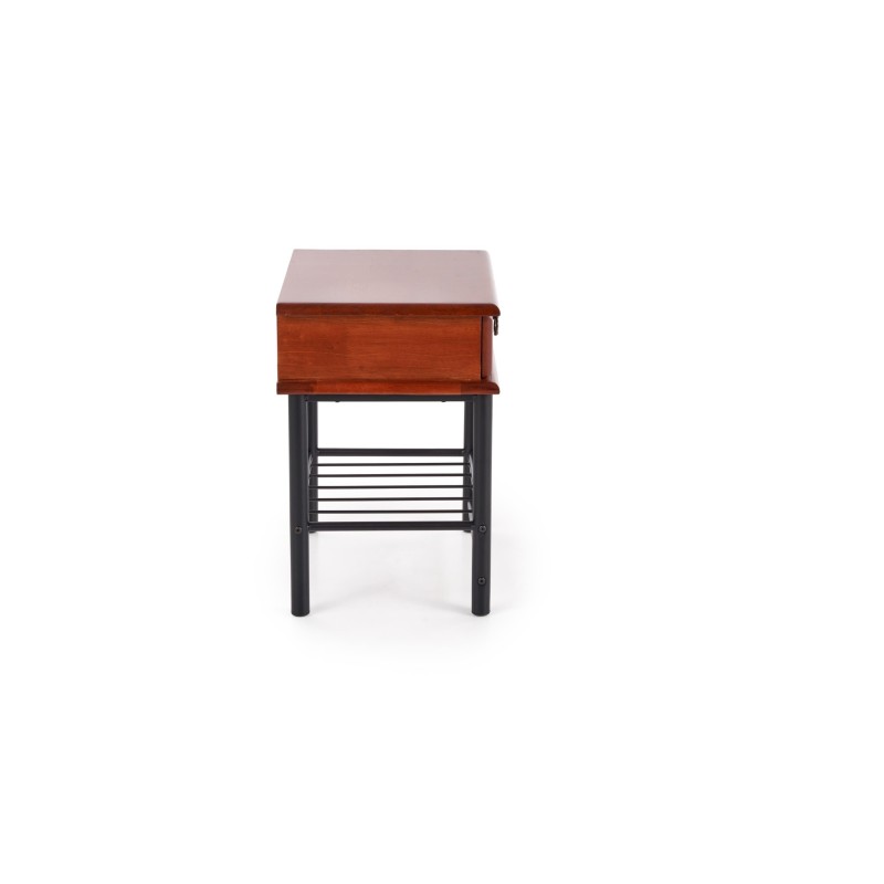 'FIONA Cherry Antique/Black Nightstand' 'FIONA Cherry Antique/Black Nightstand'