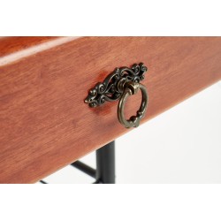 'FIONA Cherry Antique/Black Nightstand' 'FIONA Cherry Antique/Black Nightstand'