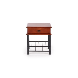 'FIONA Cherry Antique/Black Nightstand' 'FIONA Cherry Antique/Black Nightstand'