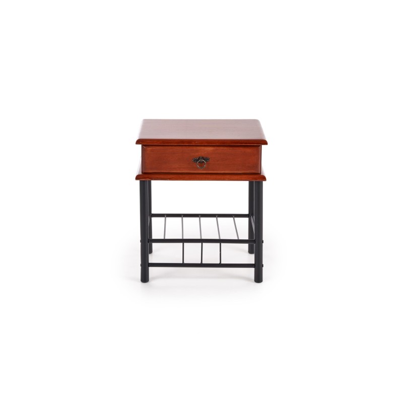'FIONA Cherry Antique/Black Nightstand' 'FIONA Cherry Antique/Black Nightstand'