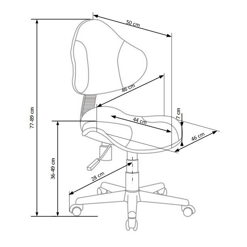 'FLASH 2 Youth Armchair in Gray-Green' 'FLASH 2 Youth Armchair in Gray-Green'