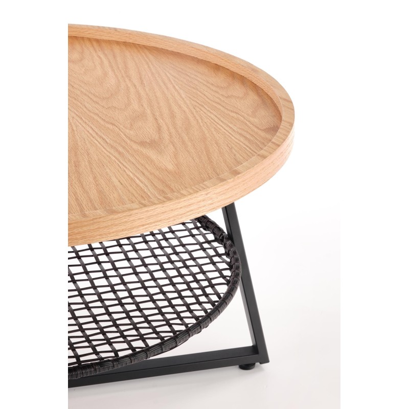 "FLORENCE Natural Oak/Black Coffee Table" "FLORENCE Natural Oak/Black Coffee Table"