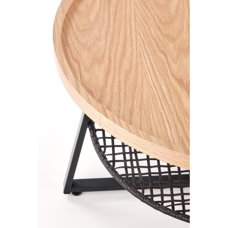 "FLORENCE Natural Oak/Black Coffee Table" "FLORENCE Natural Oak/Black Coffee Table"