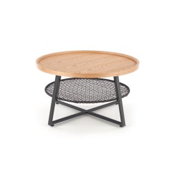"FLORENCE Natural Oak/Black Coffee Table" "FLORENCE Natural Oak/Black Coffee Table"