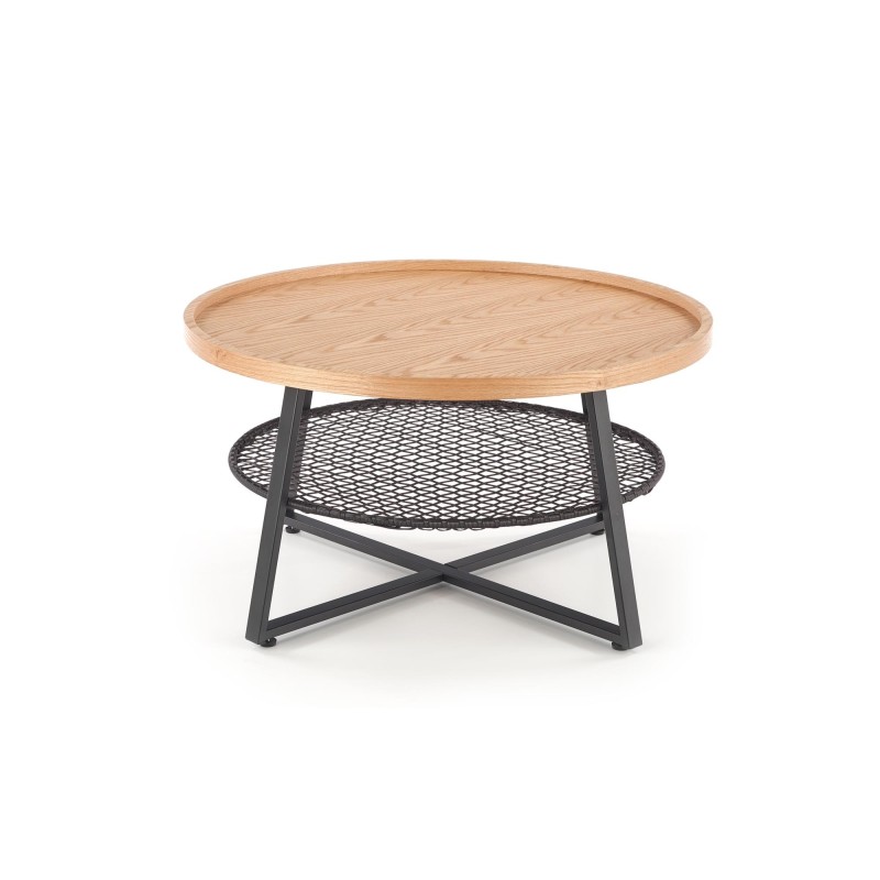 "FLORENCE Natural Oak/Black Coffee Table" "FLORENCE Natural Oak/Black Coffee Table"