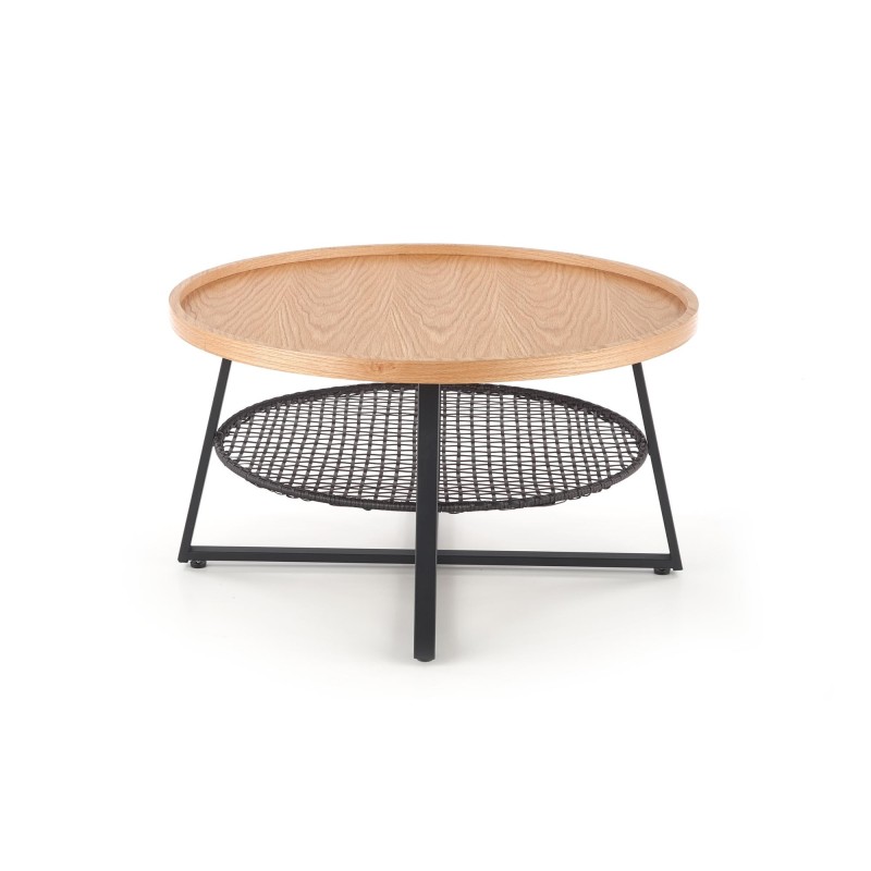 "FLORENCE Natural Oak/Black Coffee Table" "FLORENCE Natural Oak/Black Coffee Table"