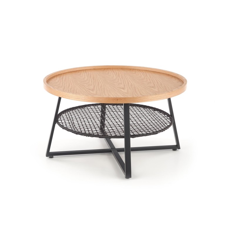 "FLORENCE Natural Oak/Black Coffee Table" "FLORENCE Natural Oak/Black Coffee Table"